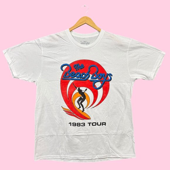 The Beach Boys Surfing the Wave 1983 Tour Rock Band Tee XL - Picture 1 of 4